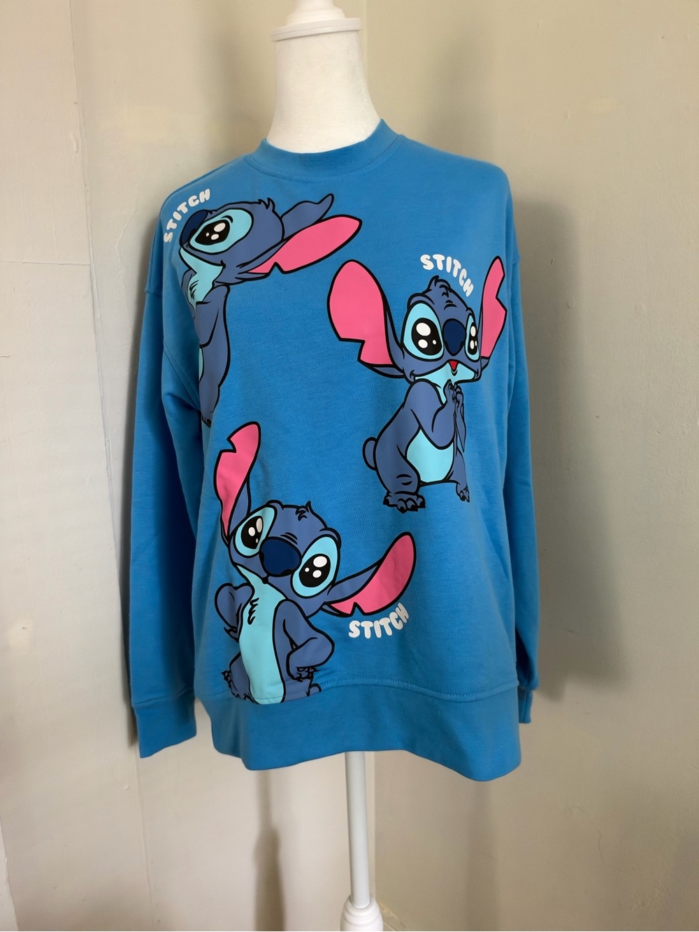 Stitch Disney Primark Women’s Blue Sweater Size XS (34/36)